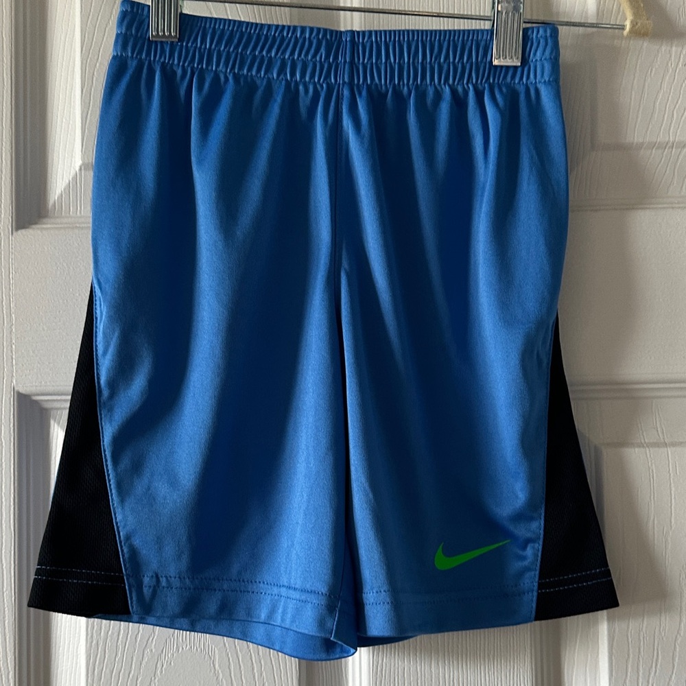 Nike Blue and Black Sports Shorts
